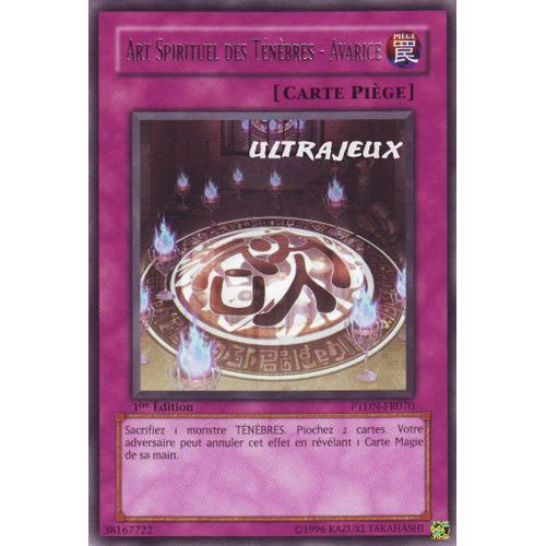 Yu-Gi-Oh! - Ptdn-Fr070 - Art Spirituel Des Ténèbres - Avarice - Rare