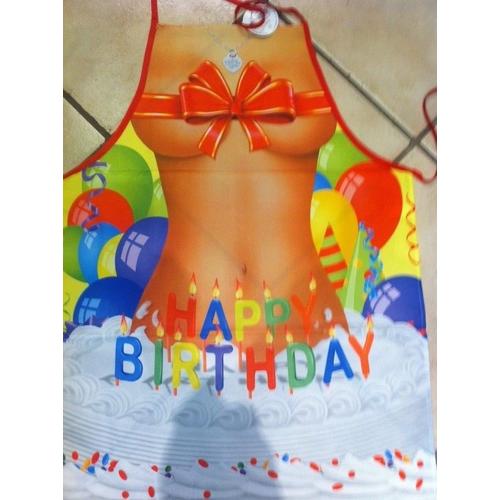 Tablier Humoristique Anniversaire Femme