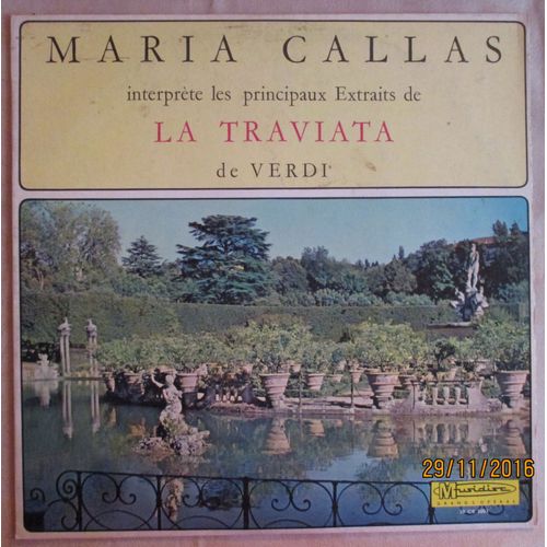 Grands Opéras Maria Callas Extraits De ''la Traviata''