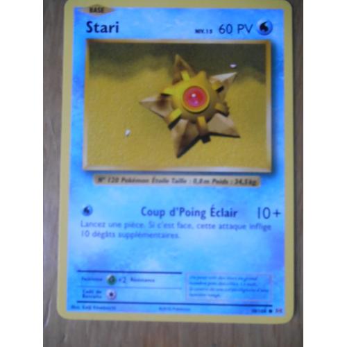 Carte Pokémon - Stari - 30/108 - Série Evolutions