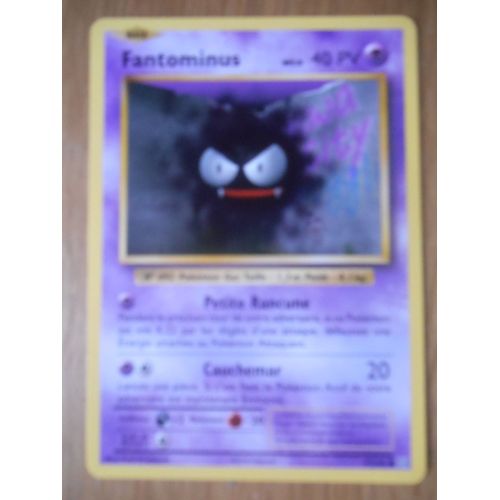 Carte Pokémon - Fantominus - 47/108 - Série Evolutions