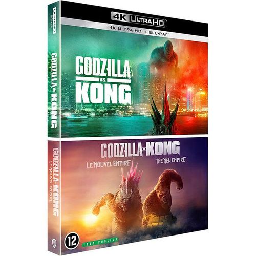 Godzilla Vs Kong + Godzilla X Kong : Le Nouvel Empire - 4k Ultra Hd + Blu-Ray