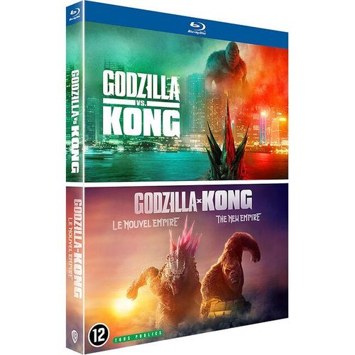 Godzilla Vs Kong + Godzilla X Kong : Le Nouvel Empire - Blu-Ray