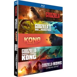 Monsterverse - Godzilla/Kong - 5 Films : Godzilla + Godzilla : Roi Des Monstres + Kong : Skull Island + Godzilla Vs Kong + Godzilla X Kong : Le Nouvel Empire - Blu-Ray