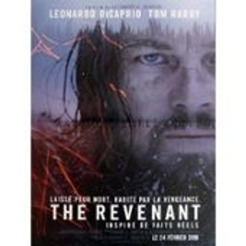 The Revenant - Leonardo Dicaprio - Alejandro Gonzalez Inarritu - Affiche De Cinéma Pliée 60x40 Cm