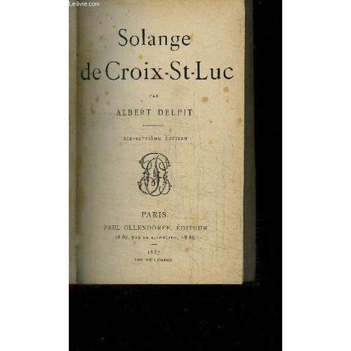 Solange De Croix-St-Luc / 17e Edition