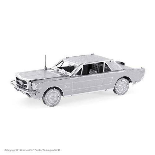 Maquette métal - Voiture Ford Mustang 1965 - Métal Earth