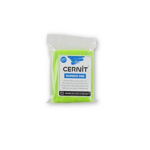 Pâte Cernit N°1 - 56 G - Vert Anis (601) - Cernit