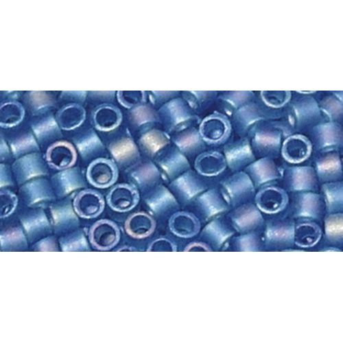 Perle Miyuki Delica 10/0 Dbm862 Rainbow Transp. Dépoli Bleu1 - Miyuki