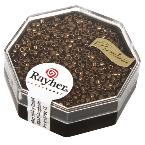 Perle Miyuki Delica 11/0 Db22 Métallic Topaze Fumée - Miyuki