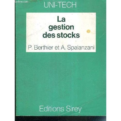 La Gestion Des Stocks - Uni-Tech