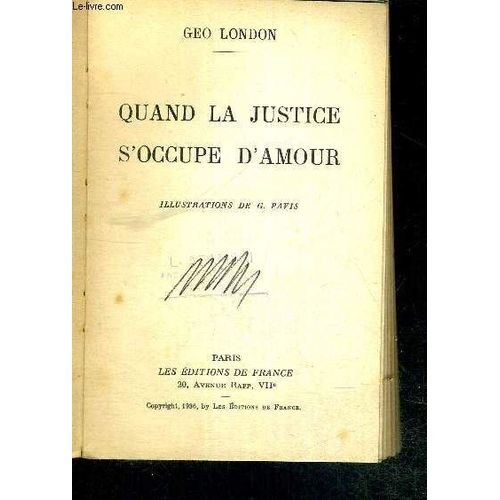Quand La Justice S'occupe D'amour