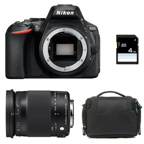 NIKON D5600 + SIGMA 18-300 Contemporary GARANTI 3 ans + Sac + SD 4Go