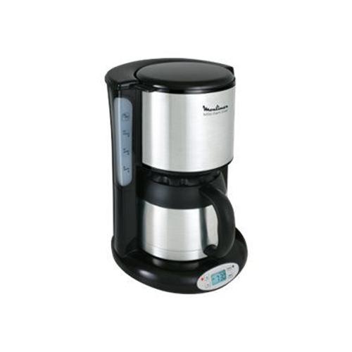 Moulinex Subito FT362811 - Cafetière - 12 tasses - inox/noir