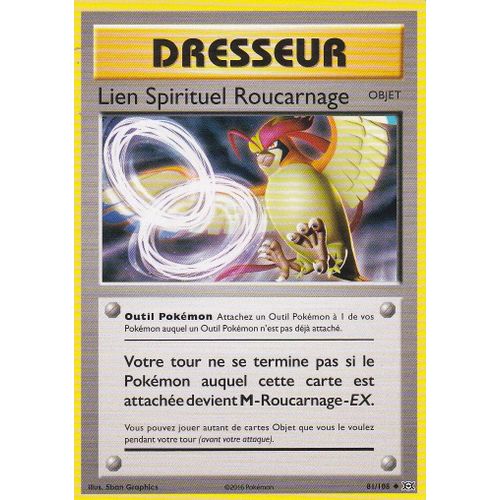 Pokémon - 81/108 - Lien Spirituel Roucarnage - Xy - Evolutions - Peu Commune