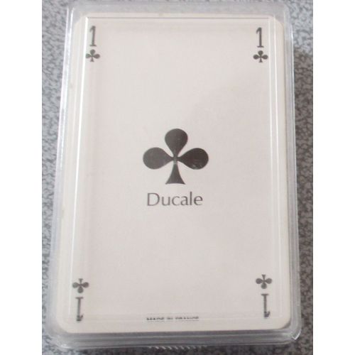 Jeu Ancien De 52 Cartes + Marque Bridge + 2 Jokers - Ducale Avec Dos Amnesty International - Présentées Dans Un Boitier Plastique 