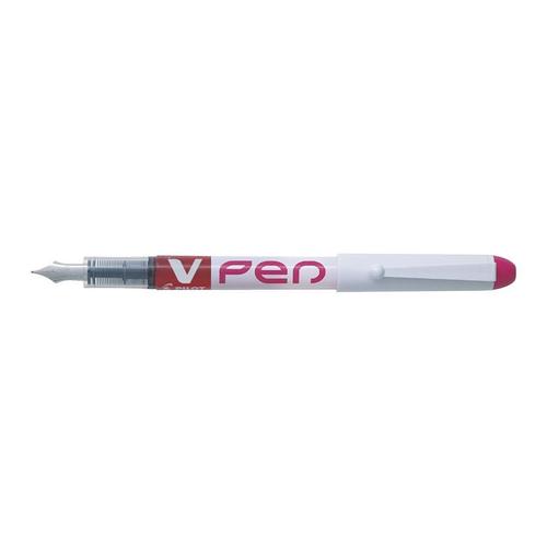 Pilot - Ecriture - Stylo Plume Pilot V-Pen Effaçable Rose