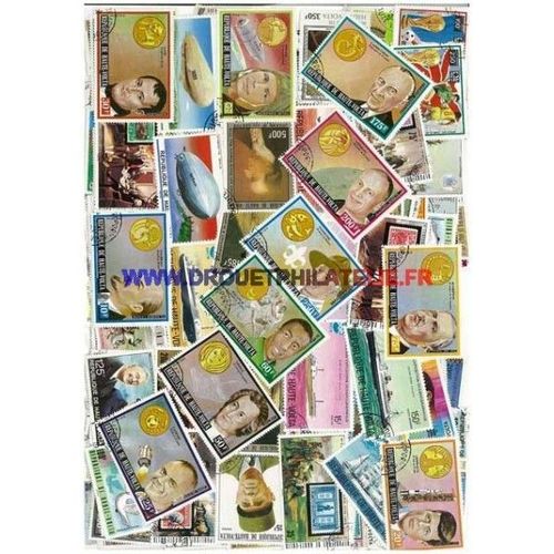 Haute-Volta 50 Timbres Differents Obliteres