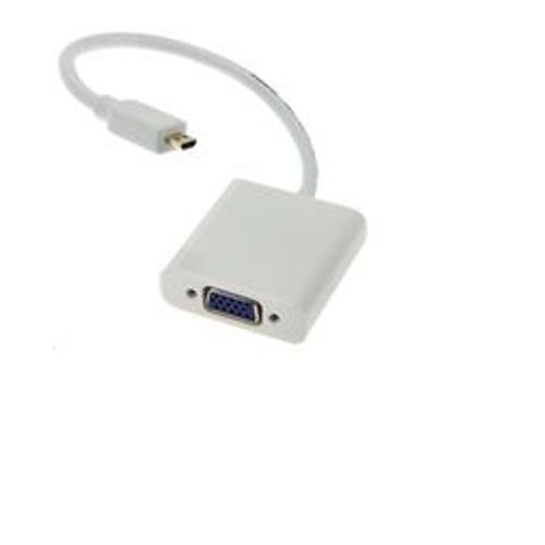 MicroConnect - Câble adaptateur - HD-15 (VGA) femelle pour 19 pin micro HDMI Type D mâle - 25 cm