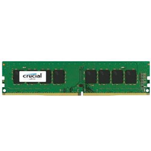 Crucial - DDR4 - kit - 8 Go: 2 x 4 Go - DIMM 288 broches - 2400 MHz / PC4-19200 - CL17 - 1.2 V - mémoire sans tampon - non ECC