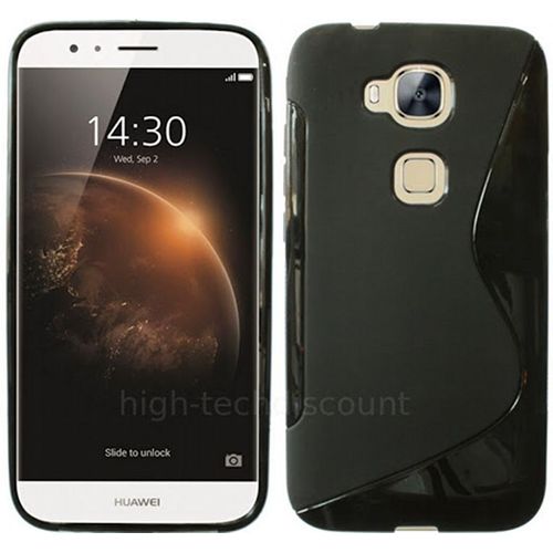 Housse Etui Coque Pochette Silicone Gel Fine Pour Huawei Gx8 + Film Ecran - Noir
