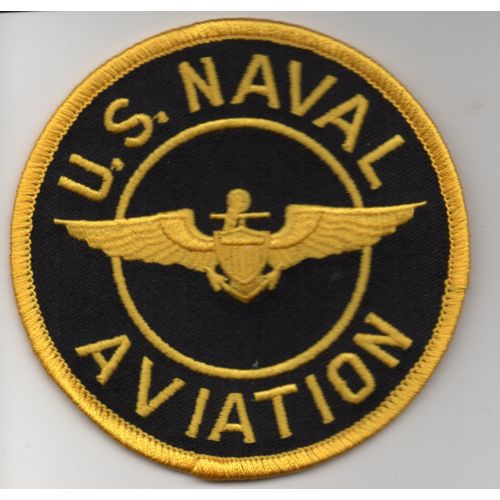 Militaria - Écusson De Manche "U.S. Naval Aviation"