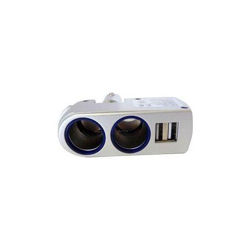 Prise Allume-Cigare + 2 Prises Usb 12/24v 511875