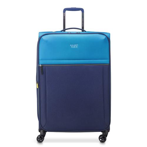 DELSEY PARIS - BROCHANT 3 - Valise soute souple 77 cm x 50 cm x 33 cm cm - 105 L - XL - Bleu outremer