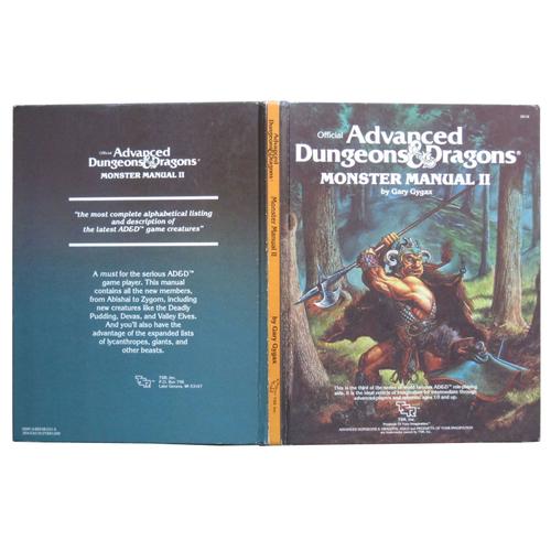 Advanced Dungeons & Dragons : Monster Manual Ii By Gary Gygax ¿ 1983 Tsr