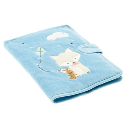 Protege Carnet De Santé Bleu Renard Cerf Volant Lapin Marron Kiabi 