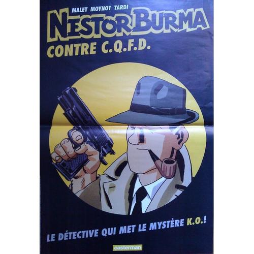 Affiche Nestor Burma - Tardi - Malet - Contre Cqfd
