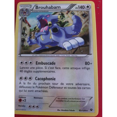 Pokémon - 82/124 - Xy - Impact Des Destins - Brouhabam - Rare