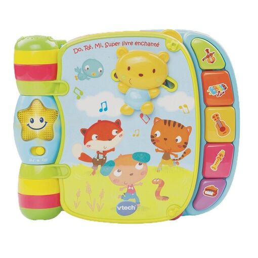 VTECH BABY DO, RE, MI, SUPER LIVRE ENCHANTE BLEU_image_2|Rakuten