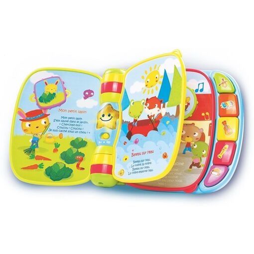 VTECH BABY DO, RE, MI, SUPER LIVRE ENCHANTE BLEU_image_3|Rakuten