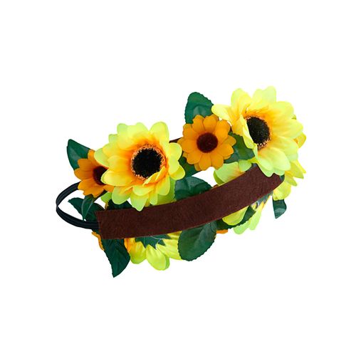 Couronne De Fleurs Tournesol Adulte Taille Unique