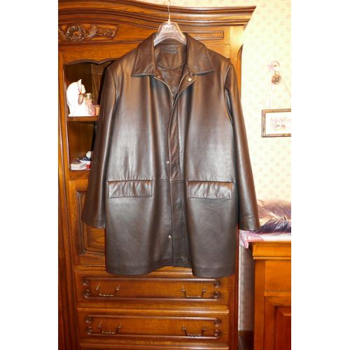Manteau De Fursac Cuir Taille 54 Noir