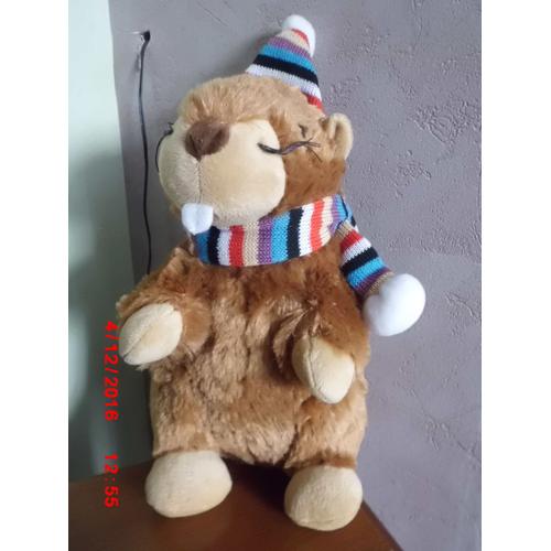 Peluche Marmotte Sandy