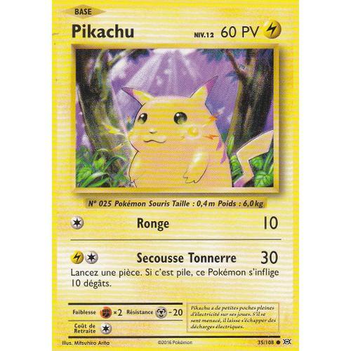 Pokémon - 35/108 - Xy - Evolutions - Pikachu Niv.12 - Commune