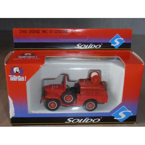 Solido 2140 Dodge Wc 51 Et Citerne-Solido