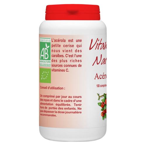 Vitamine C Acérola Bio 1000 - 100 Comprimés 