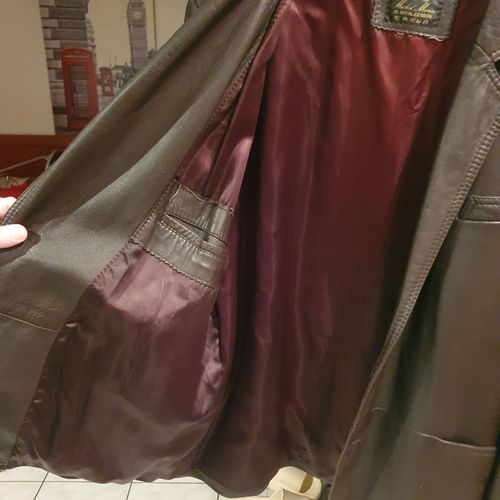 Blazer Homme Cuir Agneau Veritable Fabrique En France ( Tannerie Michel Morin Bréal Sur Montfort 35).