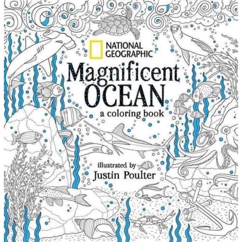 National Geographic Magnificent Ocean: A Coloring Book