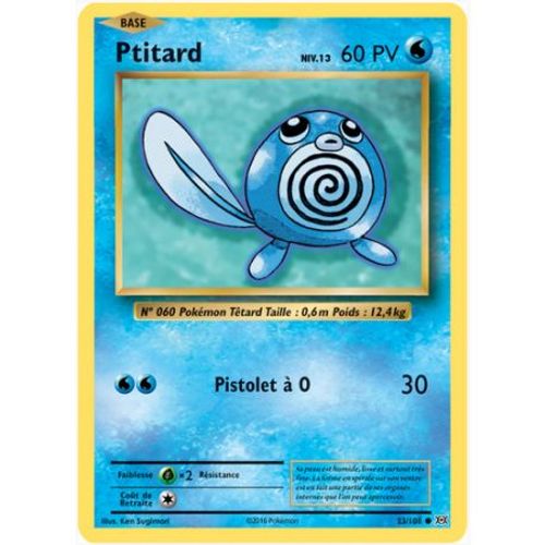 Carte Pokemon - Xy12 - Evolutions - Ptitard - Pv 60 - 23/108 - Commune - Vf