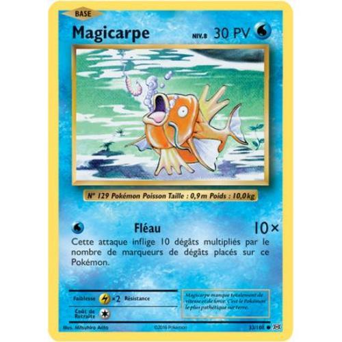 Carte Pokemon - Xy12 - Evolutions - Magicarpe - Pv 30 - 33/108 - Commune - Vf