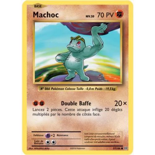 Carte Pokemon - Xy12 - Evolutions - Machoc - Pv 70 - 57/108 - Commune - Vf