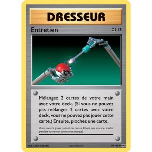 Carte Pokemon - Xy12 - Evolutions - Entretien - Dresseur  - 79/108 - Peu Commune - Vf