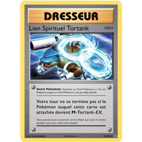 Carte Pokemon - Xy12 - Evolutions - Lien Spirituel Tortank - Dresseur  - 73/108 - Peu Commune - Vf