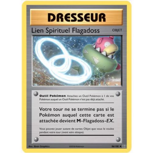 Carte Pokemon - Xy12 - Evolutions - Lien Spirituel Flagadoss - Dresseur  - 86/108 - Peu Commune - Vf