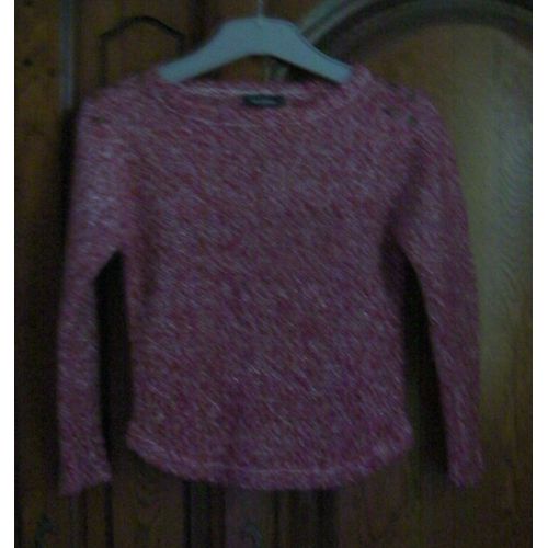 Pull Rose In Extenso - Taille 4/5 Ans
