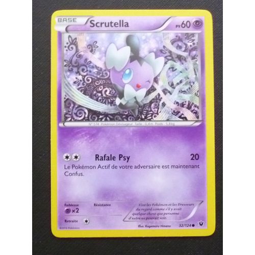 Pokémon - 32/124 - Scrutella - Xy - Impact Des Destins - Commune